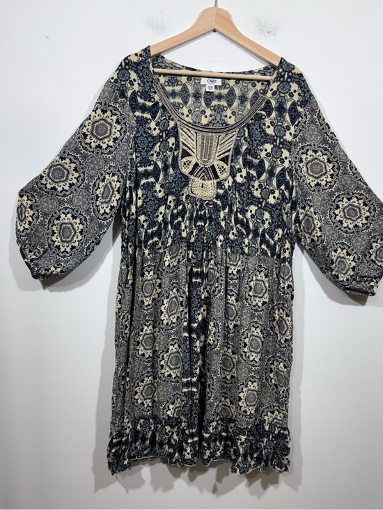 caio Dresses & Skirts - Caio Womens Boho Paisley Tunic Mini Dress Plus Size 22 / 24W Flowy
